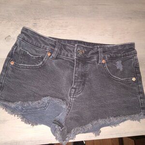 H&m divided junior's Denim dark shorts